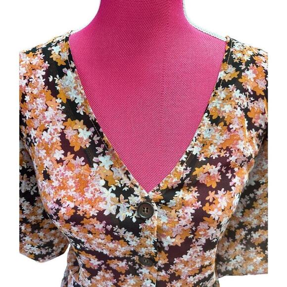 Sanctuary Women's V-Neck Puff-Sleeve Blouse - Picture 6 of 10